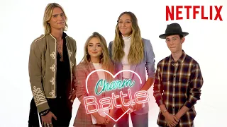 Tall Girl Cast Charm Battle ft Ava Griffin Sabrina and Luke Netflix