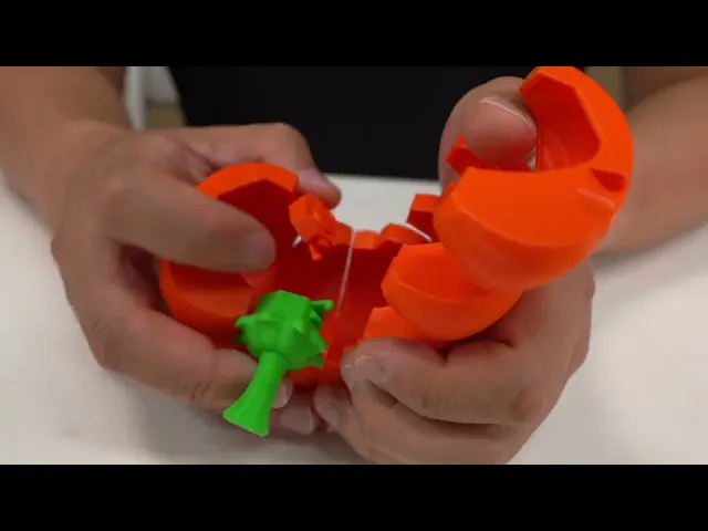 Caterpillar Jack o'Lantern - trans face video thumbnail