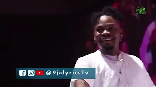 burna boy and olamide performance on christmas day 2019