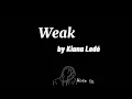 Kiana Ledé - Weak (lyrics)