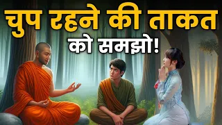 😡कम बोलने कि आदत डालो - Buddhist Story On POWER OF SILENCE| Gautam Buddha Story