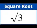 How to find the Square Root of 3