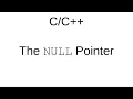 The NULL Pointer and Why It Matters