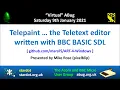 ABug 10 Telepaint teletext editor written with BBC BASIC Mike Rose Art Graphics Mode 7 BBC Micro