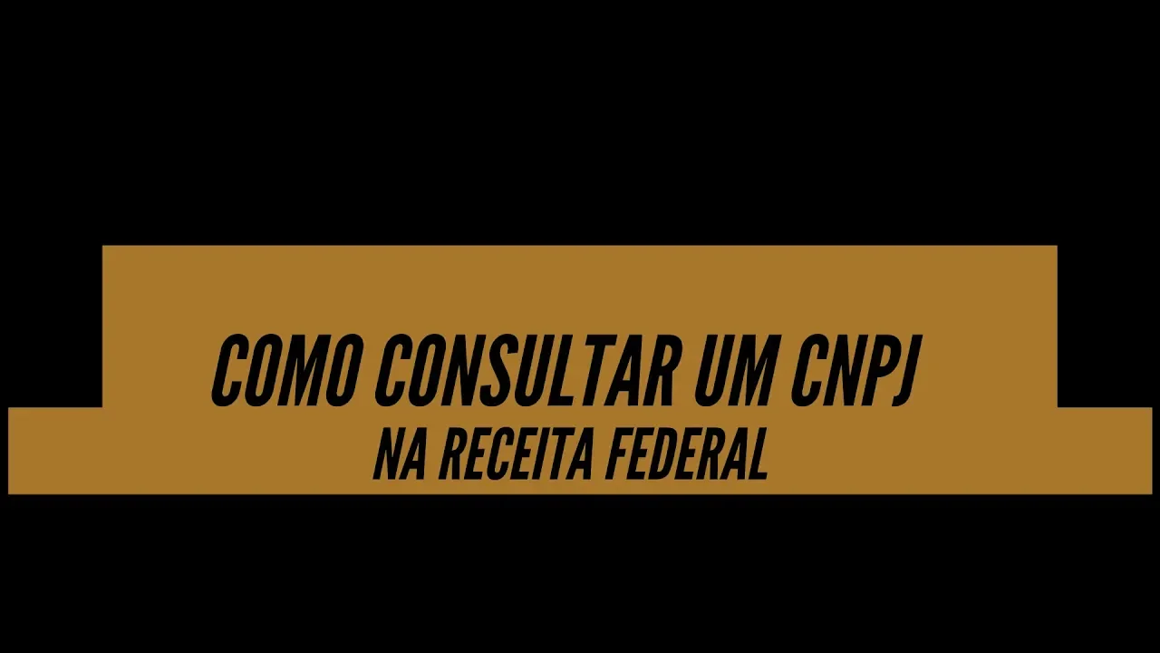 Consultar CNPJ MEI: (Passo a Passo) para imprimir o Cartão CNPJ MEI na Receita Federal