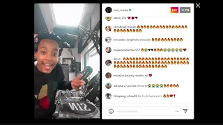 mas musiq mixing new songs live on instagram 