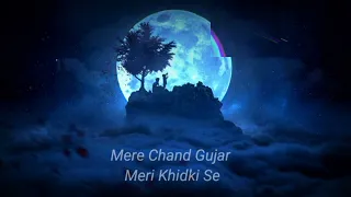 mere chand gujar meri khidki se lofi song black screen status black screen status