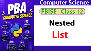 Nested Lists in Python Complete Tutorial with Matrix Operations
