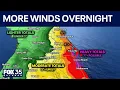 Orlando PM Weather Forecast Winds increase overnight
