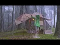Download Lagu Relaxing Camping in the Rain with Thunder⚡ Shooting Rain Sounds for Sleeping