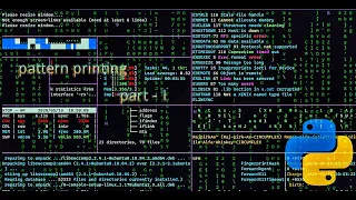 Python pattern printing part - 1