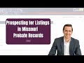 Prospecting for Probate Listings in Missouri Casenet
