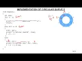 5 - Implementation of Circular Queue using C in Hindi
