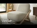 Vander Textured Fabric Accent Chair