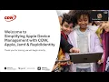 CDW Apple Webinar Simplify Apple Device Management with CDW Apple Jamf and RapidIdentity