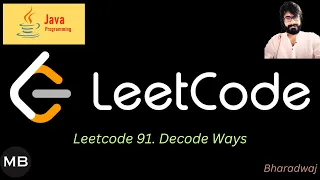 50 Leetcode 91 Decode Ways JAVA