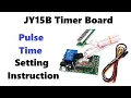 JY-15B 1 Channel Timer Board Setting Instruction