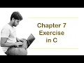 Chapter 7 Array Exercise