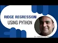 Ridge Regression Explained Fix Overfitting with Regularization Python Example