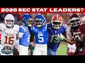 Predicting SEC Football Stat Leaders for 2026
