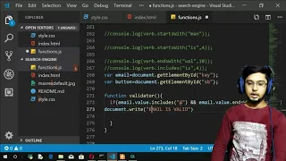 21 Email Validation Using String Methods in JavaScript