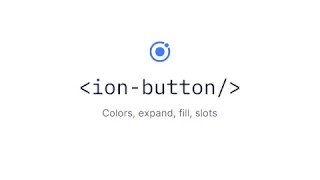 Ionic Components Buttons
