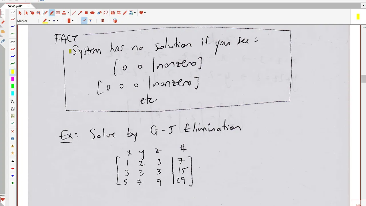 2.2 Solving Systems