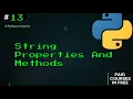 13 - String Properties and Methods