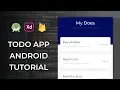 Build MyDoes App Android Studio Tutorial - Part 1