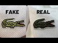 Fake vs Real Lacoste T shirt How To Spot Fake Lacoste T shirt