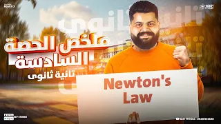 Physics Senior 2 First Term Newton S Law ملخص فيزياء لغات تانيه ثانوي 