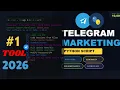 Telegram Python Bot 2026 New Telegram Marketing Software