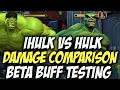 Download Lagu Buffed Og Hulk Vs iHulk Damage Comparison | Beta Buff Testing | Marvel Contest Of Champions