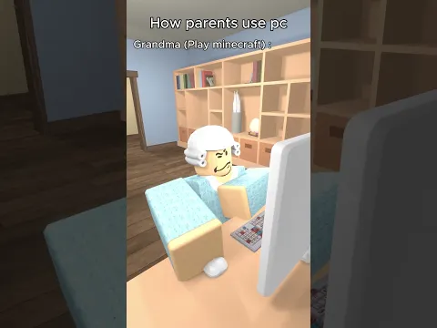 Parents play computer be like #RobloxAnimation #shorts #short #memes #roblox