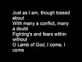 Download Lagu Just as I am Original Hymn