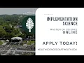Dartmouth MS in Implementation Science - Online