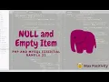 Understanding NULL and Empty PHP and Mysql Essential Bangla 23 Max Positivity