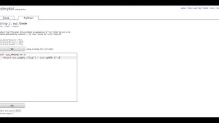 String-2 xyz - there Python Tutorial codingbat com