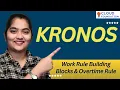 Work Rule Building Blocks and Overtime Rule in Kronos Kronos Online Training CloudFoundation