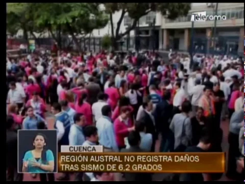 Región austral no registra daños tras sismo de 6.2