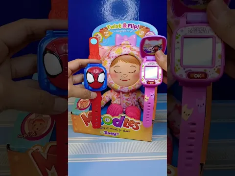 Best Gabby's dollhouse Spidey Vtech watch and Cute MoodLes Zoey
