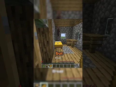 Minecraft, But I have HALF a Heart! 😱 #minecraft