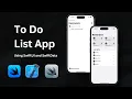 Todo List App with SwiftData in SwiftUI iOS 17 Xcode 15