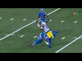 Rams TE Tyler Higbee INJURY HUGE HIT vs Lions Rams vs Lions NFL Playoffs 2024