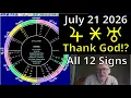 Jupiter Sextile Uranus Thank God July 21 Astrology All 12 Signs