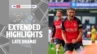LATE DRAMA! | Luton Town v Leicester City extended highlights