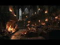 Relax in a Historic Castle l Rain and Thunderstorm Ambience for Deep Sleep & Focus