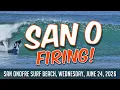 SAN ONOFRE FIRING RAW SURFING 4K