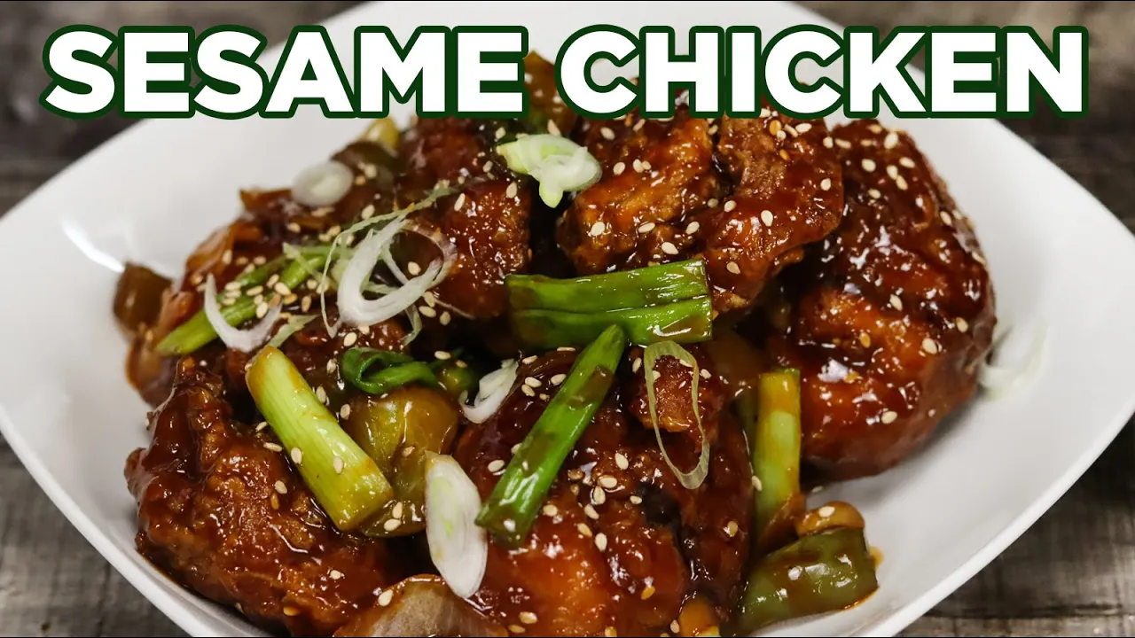 Sesame Chicken   Sesame Chicken Recipe   How to Make Sesame Chicken by Lounging with Lenny