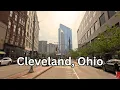 Driving Through Cleveland Ohio - Raw Real Relaxing City Tour